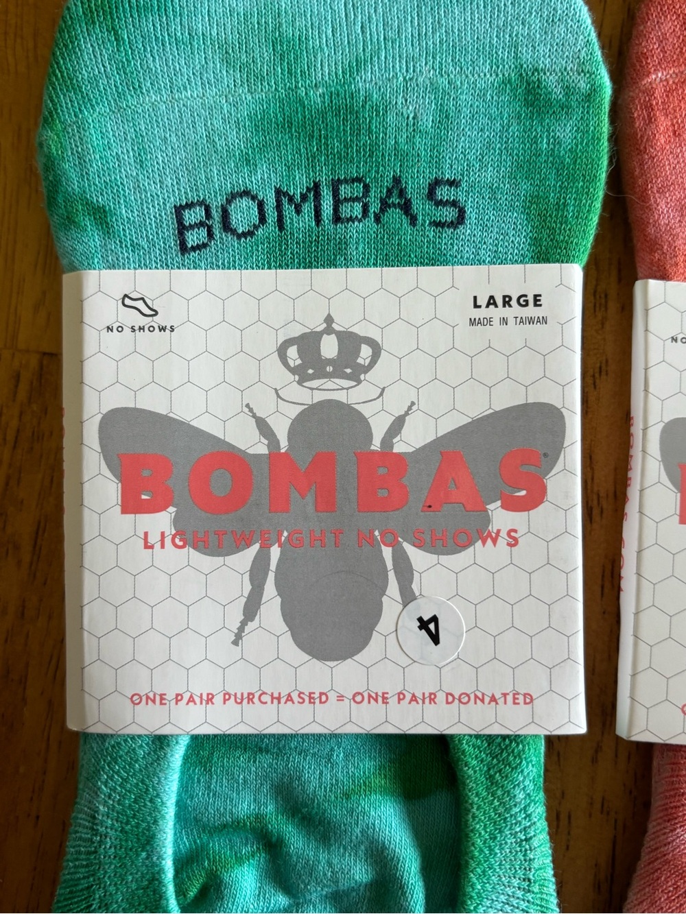 Bombas Lightweight No-Show Socks 3 Pair - Size Large - NWT - Picture 3 of 5